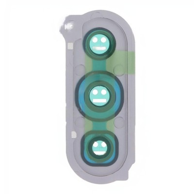 Camera Lens Glass With Frame For Samsung Galaxy Z Fold6 White By - Maxbhi Com
