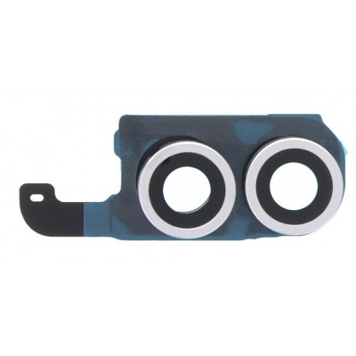 Camera Lens Glass With Frame For Samsung Galaxy Z Flip6 Silver By - Maxbhi Com