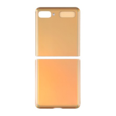 Back Panel Cover For Samsung Galaxy Z Flip Gold - Maxbhi Com