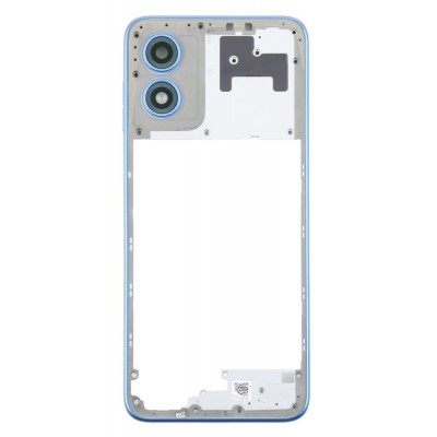 Middle Frame Ring Only For Motorola Moto G Play 2024 White By - Maxbhi Com