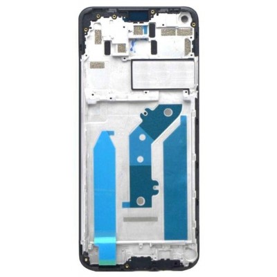 Lcd Frame Middle Chassis For Tecno Camon 15 Black By - Maxbhi Com