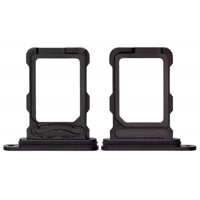 Sim Card Holder Tray For Apple Iphone 16 Pro Max Black - Maxbhi Com