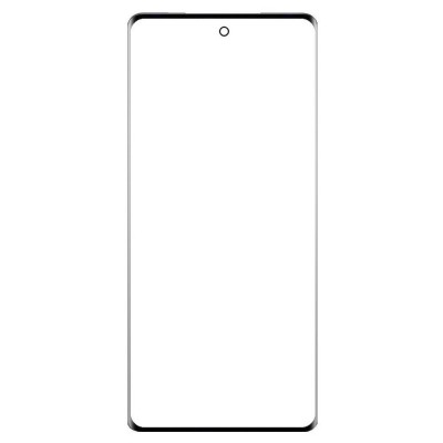 Replacement Front Glass For Vivo V40 5g Black By - Maxbhi Com