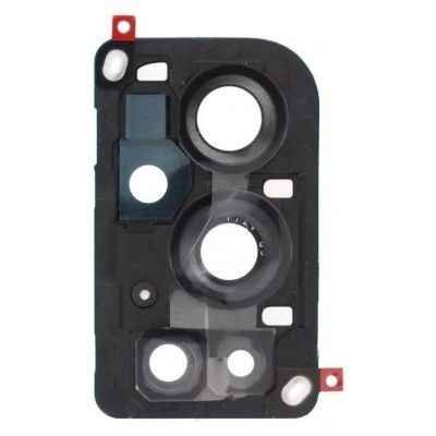 Camera Lens Glass With Frame For Oneplus 9 Pro Black By - Maxbhi Com
