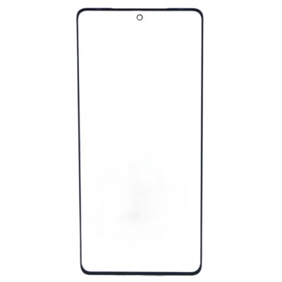 Replacement Front Glass For Lava Agni 2 5g Black By - Maxbhi Com