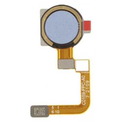 Fingerprint Sensor Flex Cable For Realme C25s Blue By - Maxbhi Com