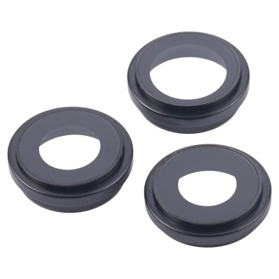 Camera Lens Glass With Frame For Apple Iphone 16 Pro Max Black By - Maxbhi Com