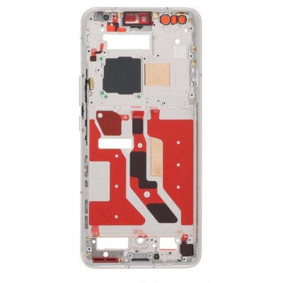 Lcd Frame Middle Chassis For Honor Magic 5 Pro Orange By - Maxbhi Com