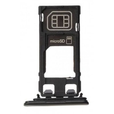 Sim Card Holder Tray For Sony Xperia X Performance Black - Maxbhi Com