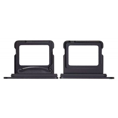 Sim Card Holder Tray For Apple Iphone 16 Plus Black - Maxbhi Com