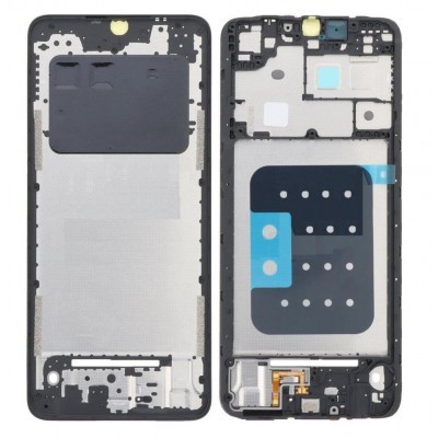 Lcd Frame Middle Chassis For Samsung Galaxy F05 White By - Maxbhi Com