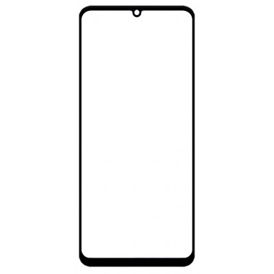 Replacement Front Glass For Samsung Galaxy F05 Black By - Maxbhi Com