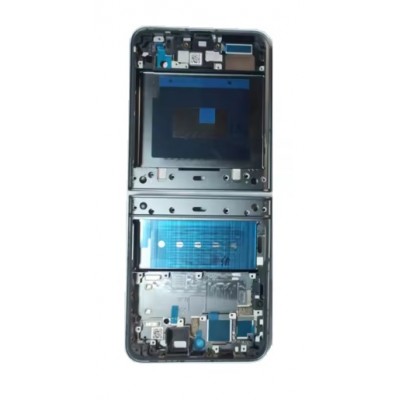 Lcd Frame Middle Chassis For Motorola Razr 50 White By - Maxbhi Com