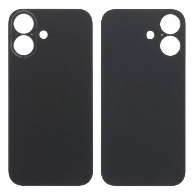 Back Panel Cover For Apple Iphone 16 Black - Maxbhi Com