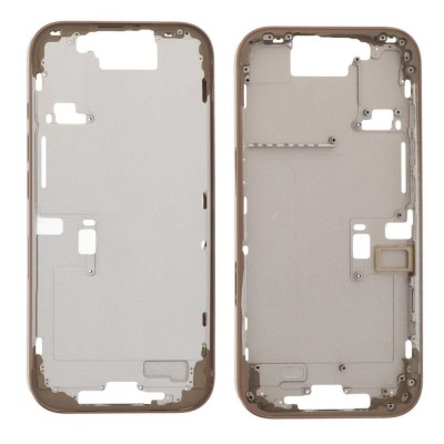 Lcd Frame Middle Chassis For Apple Iphone 16 Pro Gold By - Maxbhi Com