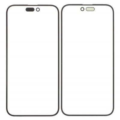Replacement Front Glass For Apple Iphone 16 Plus Black By - Maxbhi Com