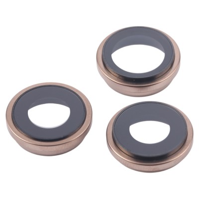 Camera Lens Glass With Frame For Apple Iphone 16 Pro Gold By - Maxbhi Com