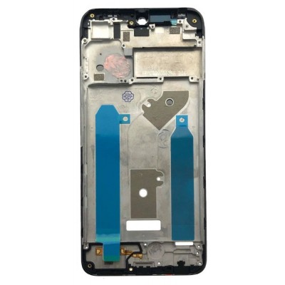 Lcd Frame Middle Chassis For Infinix Smart 6 Hd Black By - Maxbhi Com