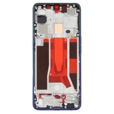 Lcd Frame Middle Chassis For Oppo Reno 3 5g Blue By - Maxbhi Com