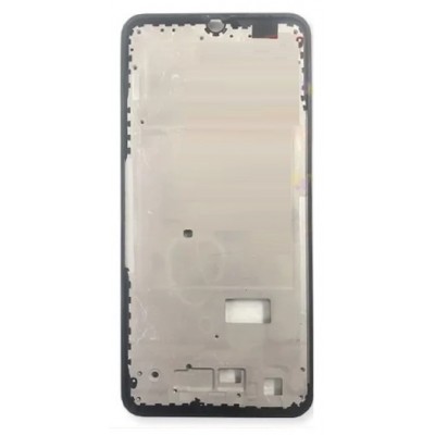 Lcd Frame Middle Chassis For Vivo Y55 5g Black By - Maxbhi Com