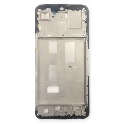Lcd Frame Middle Chassis For Vivo Y55 5g Black By - Maxbhi Com