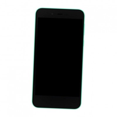Camera Lens Glass with Frame for Sharp Android One S3 Black