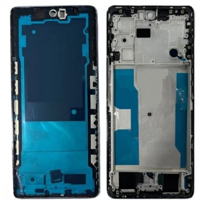 Lcd Frame Middle Chassis For Vivo Y300 Plus 5g Black By - Maxbhi Com