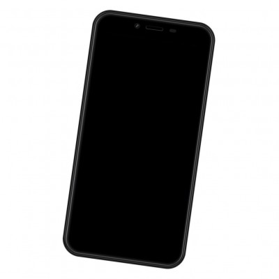 Camera Lens Glass with Frame for Energizer U506S Black