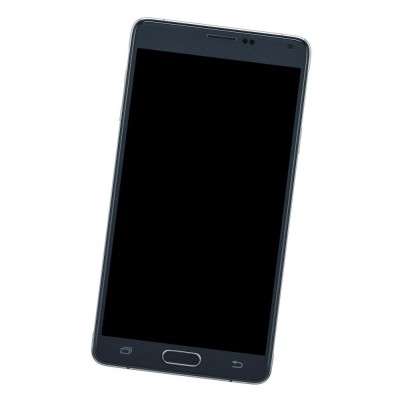 Camera Lens Glass with Frame for Samsung Galaxy Note 4 (USA) Black