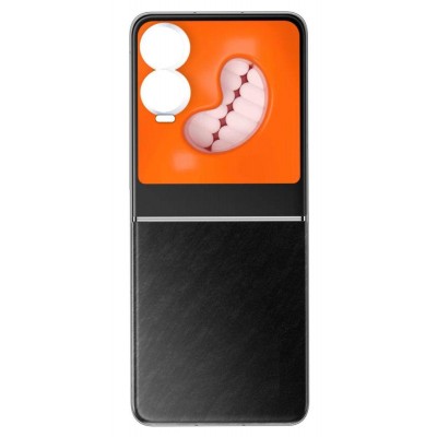 Back Panel Cover For Infinix Zero Flip 5g Black - Maxbhi Com