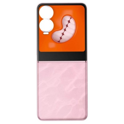 Back Panel Cover For Infinix Zero Flip 5g Pink - Maxbhi Com