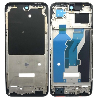 Lcd Frame Middle Chassis For Tecno Spark 30c 5g White By - Maxbhi Com