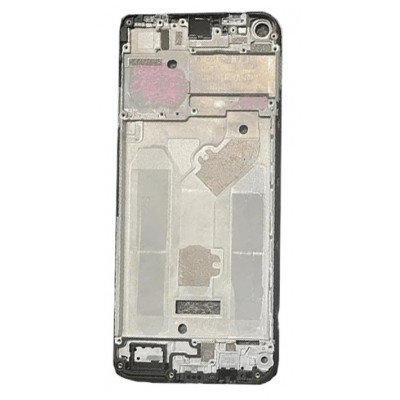 Lcd Frame Middle Chassis For Tecno Camon 17 Global Cg6 Black By - Maxbhi Com
