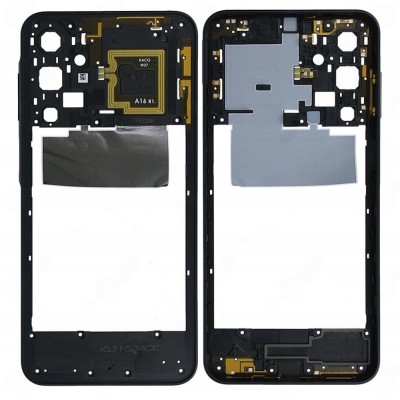 Middle Frame Ring Only For Samsung Galaxy A16 5g Black By - Maxbhi Com