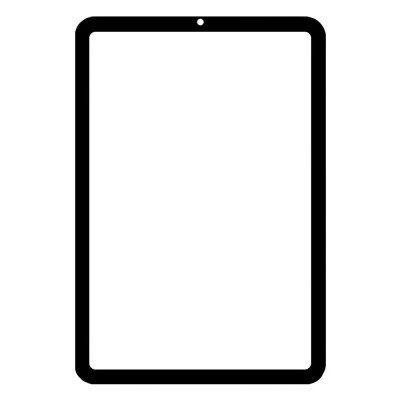 Replacement Front Glass For Apple Ipad Mini A17 Pro 2024 Gold By - Maxbhi Com