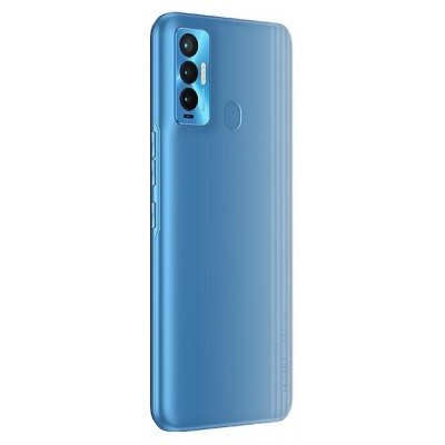 Back Panel Cover For Tecno Camon 18i Blue - Maxbhi Com