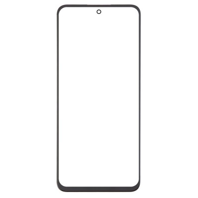 Replacement Front Glass For Honor X7b 5g 50mp Black By - Maxbhi Com