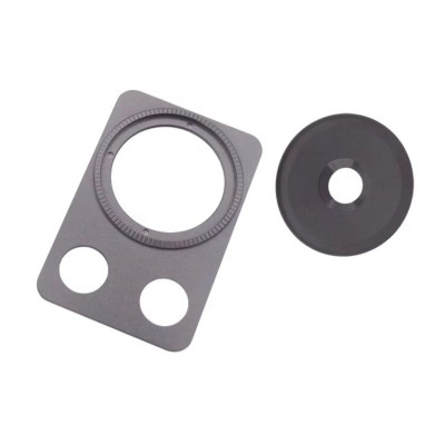 Camera Lens Glass With Frame For Doogee T30s Grey By - Maxbhi Com