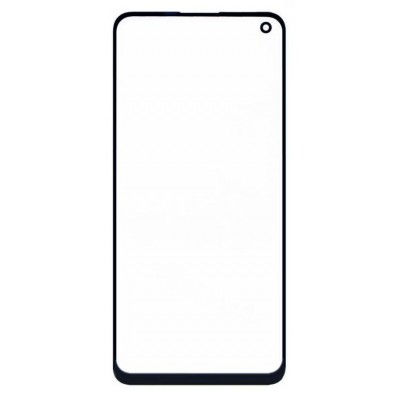 Replacement Front Glass For Oppo F19 Blue By - Maxbhi Com