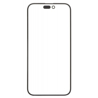 Replacement Front Glass For Apple Iphone 16 Plus Black By - Maxbhi Com