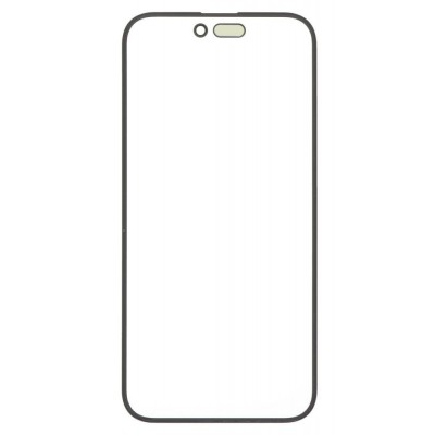 Replacement Front Glass For Apple Iphone 16 Plus Black By - Maxbhi Com