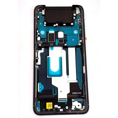 Lcd Frame Middle Chassis For Asus Zenfone 7 Zs670ks Black By - Maxbhi Com