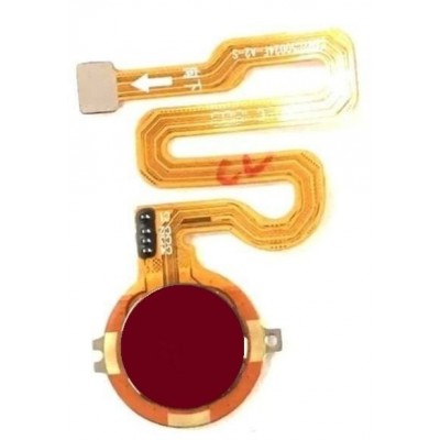 Fingerprint Sensor Flex Cable For Honor V9 Play Red By - Maxbhi Com