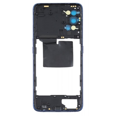 Middle Frame Ring Only For Realme Q2 Pro Black By - Maxbhi Com