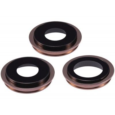 Camera Lens Glass With Frame For Apple Iphone 11 Pro Max Gold By - Maxbhi Com
