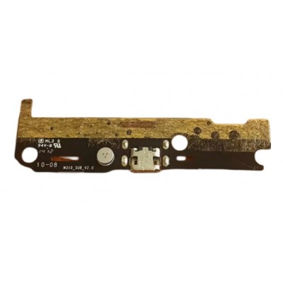 Charging Connector Flex Pcb Board For Infocus M310 By - Maxbhi Com