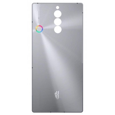 Back Panel Cover For Zte Nubia Red Magic 8s Pro Silver - Maxbhi Com