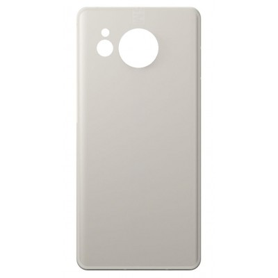 Back Panel Cover For Sharp Aquos Sense7 Plus Silver - Maxbhi Com