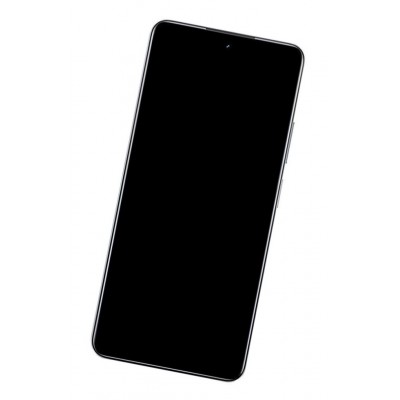 Lcd Frame Middle Chassis For Realme V50s Purple By - Maxbhi Com