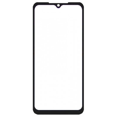 Replacement Front Glass For Umidigi Bison X10g Nfc Black By - Maxbhi Com